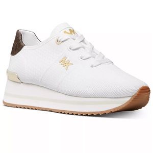 Michael Kors Knit Trainer Lace-Up Sneakers